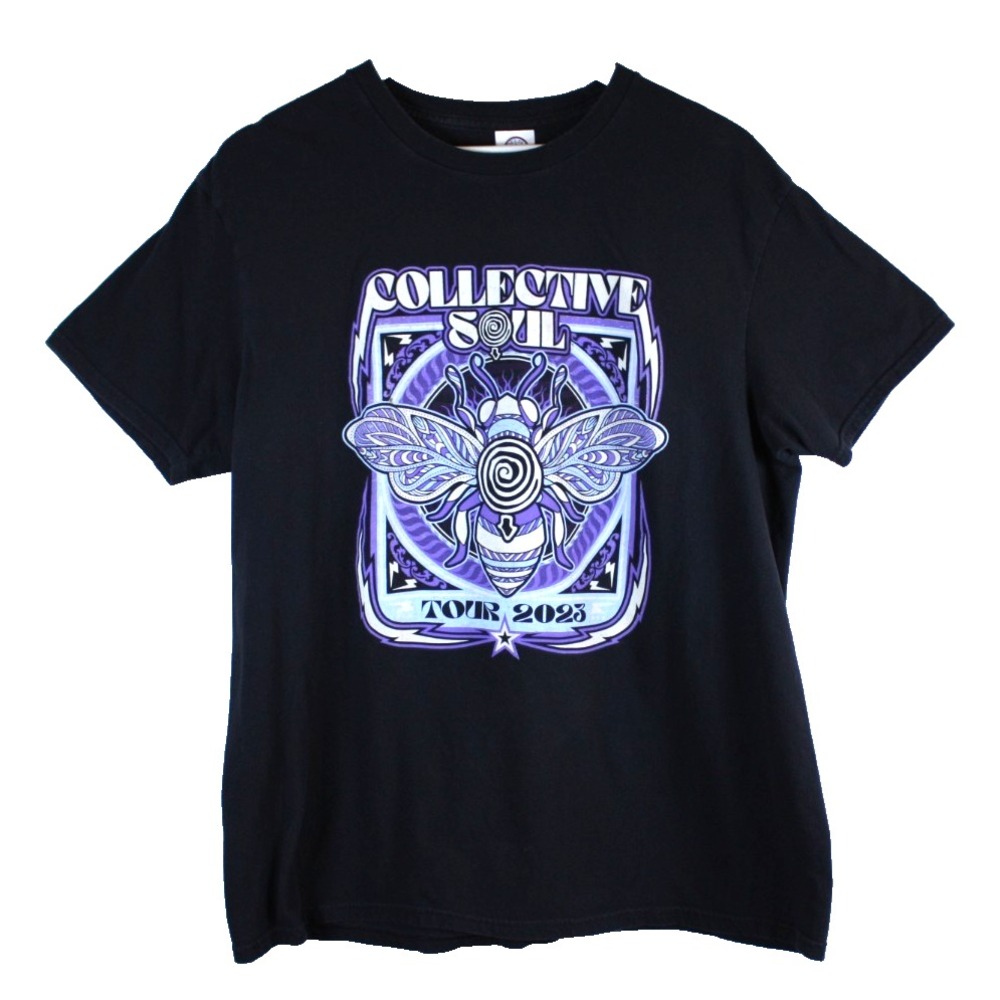 Collective Soul Tour 2023 Black T-shirt Size XL Delta Cotton Pre-shrunk Top